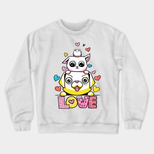 CatSoki Valentine Special Love Crewneck Sweatshirt